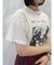 チュールレイヤードロックTシャツ