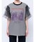 チュールレイヤードロックTシャツ