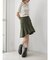 アシメヘムミドルスカート