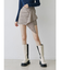 アシメフリルミニスカート