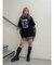 グランジグラフィックTシャツ
