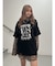 グランジグラフィックTシャツ