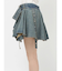 アシメヘムデニムミニスカート【セットアップ対応】