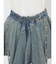 アシメヘムデニムミニスカート【セットアップ対応】