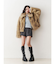 【WEB限定】ベルトミドルファーコート