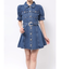 ウエスタンデニムミニワンピース