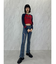 ロゴジャガードラグランニット