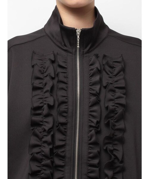 jouetie ルーズフリルトラックジャケット ブラック ジュエティ jouetie