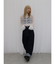 【Something】スーパーハイライズワイドストレートデニムパンツ