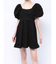 ボリュームスリーブミニワンピース