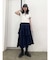 アシメラインフリルスカート