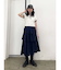 アシメラインフリルスカート