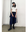 アシメラインフリルスカート