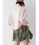 フロントプリーツサイドギャザーシャツ