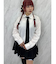 フロントプリーツサイドギャザーシャツ