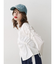 アシメドロストギャザーシャツ