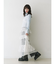 アシメドロストギャザーシャツ