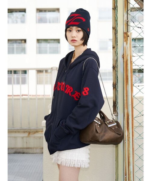 NEW ERA?×jouetie】ZIPフーディ｜ジュエティの通販｜&mall