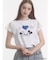 【Mickey&Minnie】ILOVEレースリメイクトップス