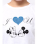 【Mickey&Minnie】ILOVEレースリメイクトップス