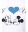【Mickey&Minnie】ILOVEレースリメイクトップス