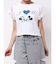 【Mickey&Minnie】ILOVEレースリメイクトップス