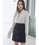 レースアップボックスミニスカート