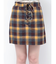レースアップボックスミニスカート