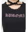 【メロクロコラボ】KUROMIフリルチョーカーリボントップス