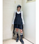 ドレープフリルカットワンピース