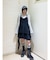ドレープフリルカットワンピース