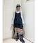 ドレープフリルカットワンピース