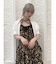 ドレープフリルカットワンピース