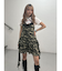 ドレープフリルカットワンピース