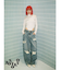 【Something ×PosTokyo】PANEL BALLON WIDE DENIM