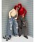 【Something ×PosTokyo】PANEL BALLON WIDE DENIM