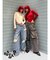 【Something ×PosTokyo】PANEL BALLON WIDE DENIM