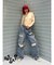 【Something ×PosTokyo】PANEL BALLON WIDE DENIM