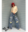 【Something ×PosTokyo】PANEL BALLON WIDE DENIM