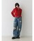 【Something ×PosTokyo】PANEL BALLON WIDE DENIM