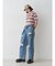 【Something ×PosTokyo】PANEL BALLON WIDE DENIM