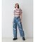 【Something ×PosTokyo】PANEL BALLON WIDE DENIM