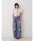 【Something ×PosTokyo】PANEL BALLON WIDE DENIM