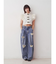【Something ×PosTokyo】PANEL BALLON WIDE DENIM