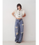 【Something ×PosTokyo】PANEL BALLON WIDE DENIM