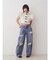 【Something ×PosTokyo】PANEL BALLON WIDE DENIM
