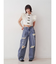 【Something ×PosTokyo】PANEL BALLON WIDE DENIM