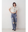 【Something ×PosTokyo】PANEL BALLON WIDE DENIM