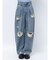 【Something ×PosTokyo】PANEL BALLON WIDE DENIM