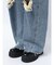 【Something ×PosTokyo】PANEL BALLON WIDE DENIM